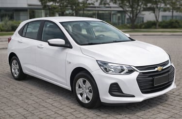 modelos onix 1.0 branco versão de entrada com design moderno em ambiente externo