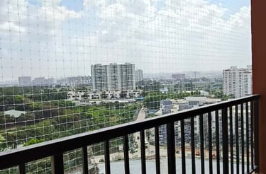 Balcony safety nets installation in sadashivanagar