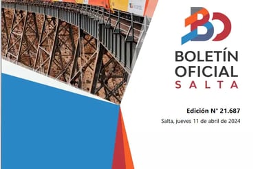 Publicar boletín oficial Salta hoy