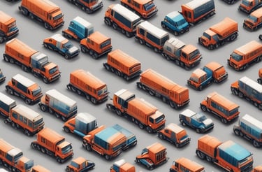 A Raglog Logistics truck parked at a loading dock with workers preparing cargo.