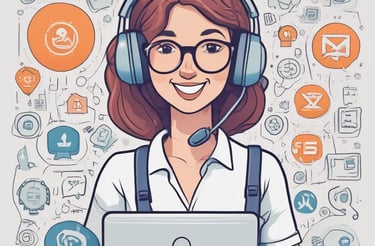 A friendly customer service representative ready to assist.