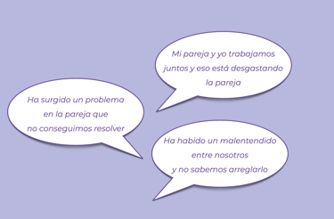 Ha surgido un problema en la pareja que no conseguimos resolver