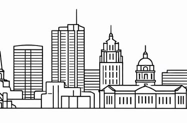 Fort Wayne Indiana skyline