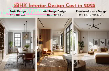 3BHK Interior Design Costs