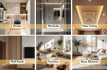3BHK Interior Design Package Include