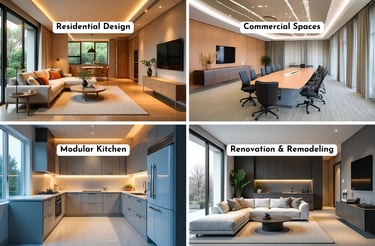 Services of interior designers