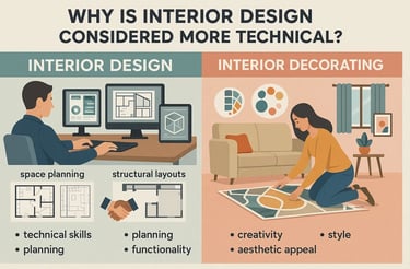 Why is Interior Design Considered More Technical?