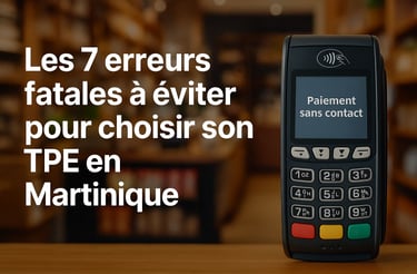 Les 7 erreurs fatales à éviter pour choisir son TPE en Martinique | Ultratech Antilles