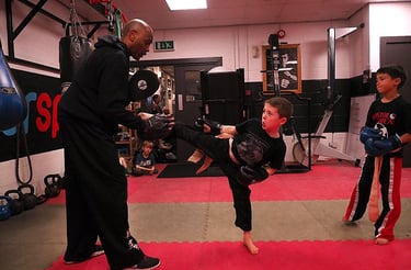 Kickboxing class in Bristol