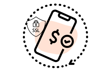 online wine delivery payment icon