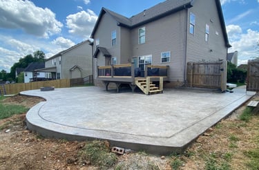 a concrete patio with a concrete patio with a concrete patio with a concrete patio with