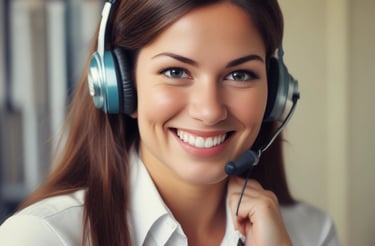 A friendly customer service representative ready to assist.