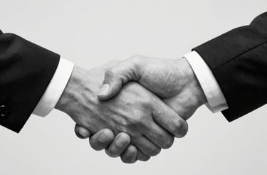 A welcoming reception area of a modern salon with warm lighting and sleek design.