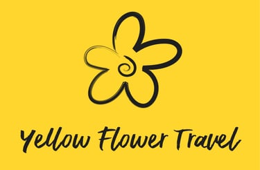 Yellow Flower Travel logo.
