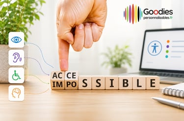 accessibilité goodiespersonnalisables.fr Amboise Tours Paris France