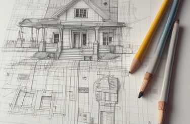 A sleek matte black pen resting on a dark wood desk beside a gold-accented notebook.