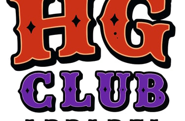 Logotipo de HG Club Apparel, marca de camisetas para halterofilia y crosstraining