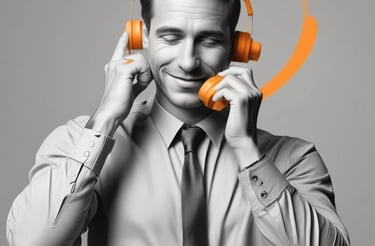 Modern office workspace with a friendly team answering calls and emails.