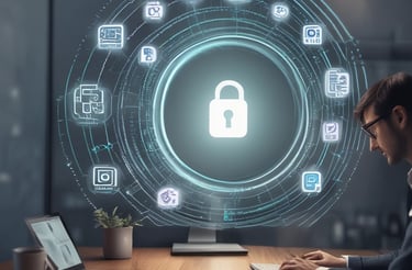 Map showing locations of head office and branch office.