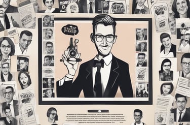 A sleek workspace with a laptop, notebook, and coffee cup, symbolizing connection and collaboration