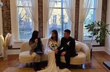 Wedding couple consultation