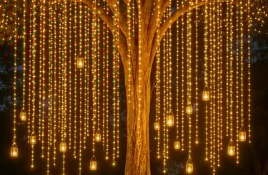 Fairy lights installations