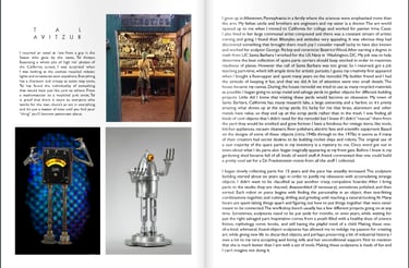 Article about Tal Avitzur article in Akute Magazine, 2013.