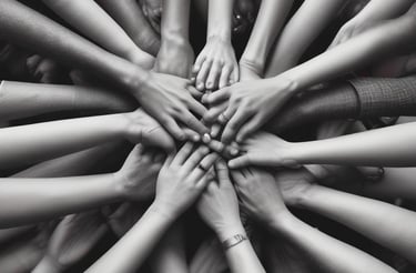 A warm handshake symbolizing partnership and support