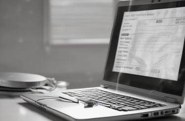 A friendly customer service representative answering a phone call in a cozy office