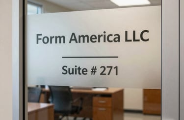 A friendly receptionist at a desk ready to assist with legal paperwork in a bright office.