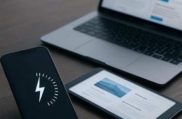 Carga de web rápida y diseño multiplataforma responsive