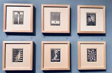 Flor de Pascua, 1921 Woodcut, ©16mag