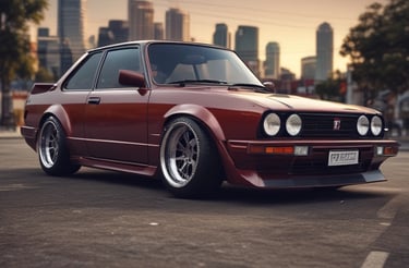 Detailed close-up of diecast model cars showcasing their shiny surfaces.