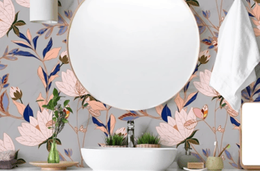 Vinilo empapelado toilette