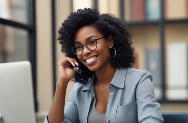 A friendly customer service representative ready to assist.