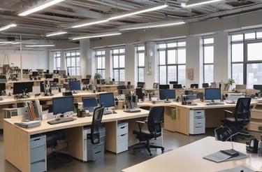 A professional office setting with a welcoming atmosphere.