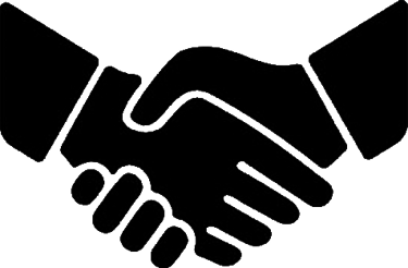 Handshake icon for the value: A True Partnership.