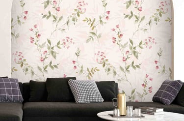 Flower Pattern floral matt glossy wallpaper