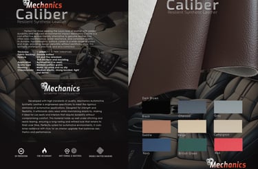 mechanics caliber synthetic leather for automotive bekleed seat cover kulit imitasi