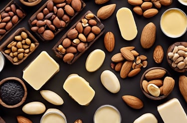 Mantequilla jar besides peanuts