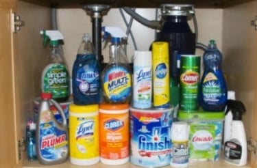 Toxic cleaner products used in our homes