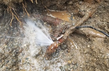  تسربات مياه بالحوش