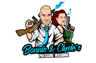 Bonnie and Clyde's Pressure Washing logo