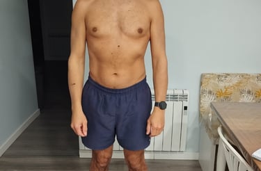Un chico después de la dieta