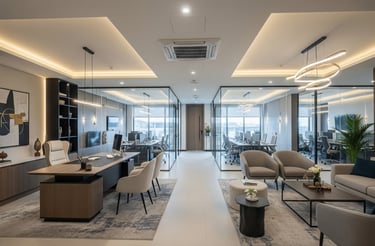 Office Renovation. Luxury Finish. Luxury Interior Design.