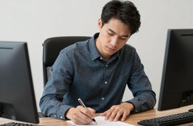 black nikon dslr camera on white printer paper