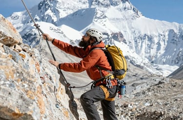 A sleek dark-themed workspace with a laptop, notebook, and coffee cup, reflecting a focused midlife man ready to connect.