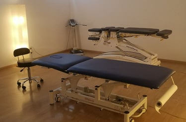 lettino studio osteopatico