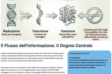 Biologia: La regola Fondamentale e il Flusso dell'Inormazione genetica