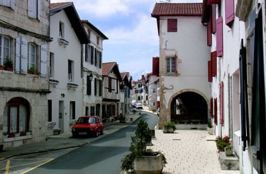 Rue Saint-Jacques à Bidache